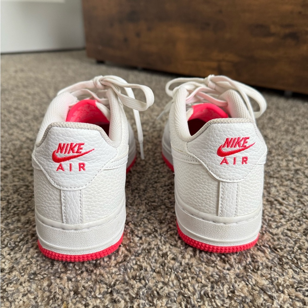 Nike Air Force with colored bottom